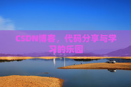 CSDN博客,代码分享与学习的乐园